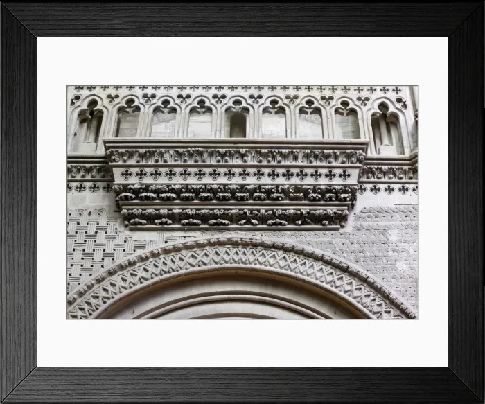 Framed Print : The 13th century organ gallery, Notre Dame de Bayeux cathedral, Bayeux Framed Print : The 13th century organ gallery, Notre Dame de Bayeux cathedral, Bayeux