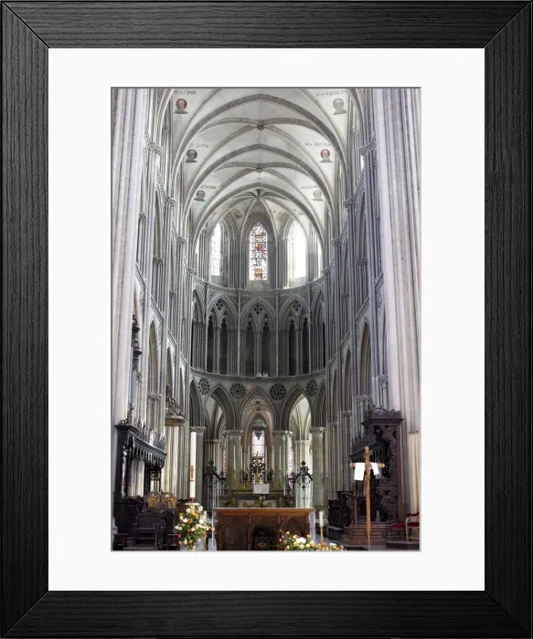Framed Print : Notre Dame de Bayeux cathedral chancel, Bayeux, Normandy, France, Europe Framed Print : Notre Dame de Bayeux cathedral chancel, Bayeux, Normandy, France, Europe