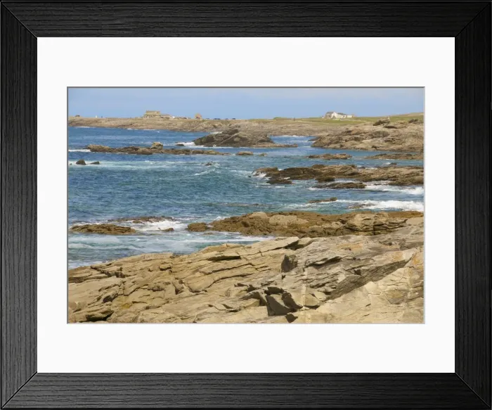 Framed Print : Sea coast, spectacular rocks, Wild Coast, Quiberon peninsula, Morbihan Framed Print : Sea coast, spectacular rocks, Wild Coast, Quiberon peninsula, Morbihan