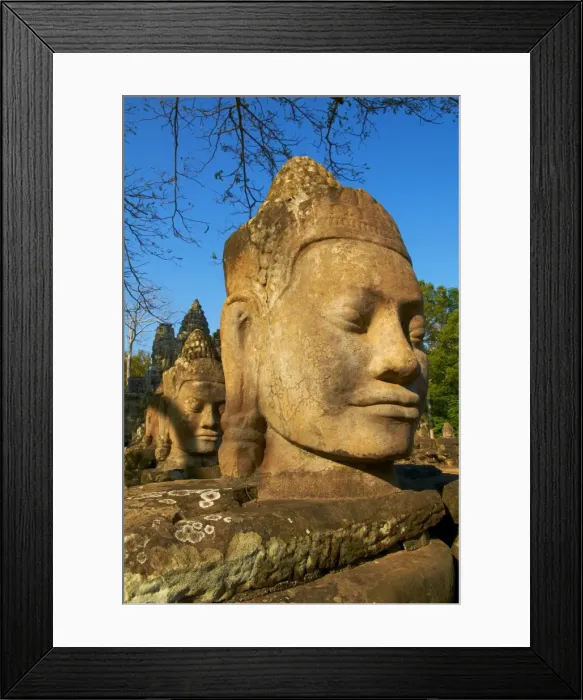 Framed Print : Statues of giants holding the sacred naga, South Entry Gate, Angkor Thom Framed Print : Statues of giants holding the sacred naga, South Entry Gate, Angkor Thom