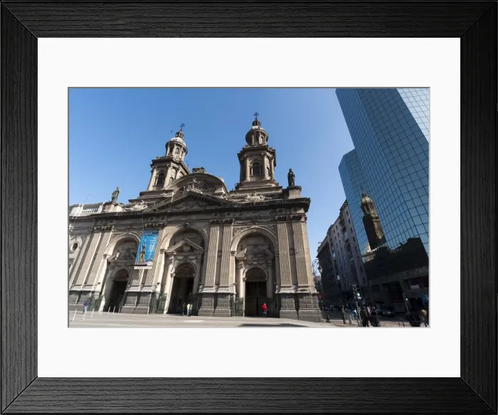 Framed Print : Metropolitan Cathedral, Plaza de Armas, Santiago, Chile, South America Framed Print : Metropolitan Cathedral, Plaza de Armas, Santiago, Chile, South America