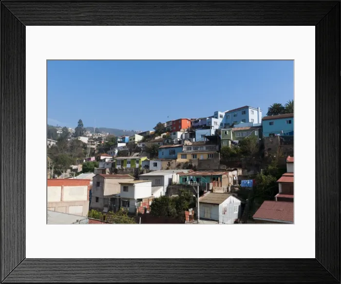 Framed Print : Cerro Alegre District, Valparaiso, Chile, South America Framed Print : Cerro Alegre District, Valparaiso, Chile, South America