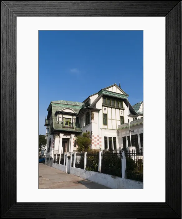 Framed Print : Palacio Baburizza, Museo de Bellas Artes, Cerro Alegre District, Valparaiso Framed Print : Palacio Baburizza, Museo de Bellas Artes, Cerro Alegre District, Valparaiso