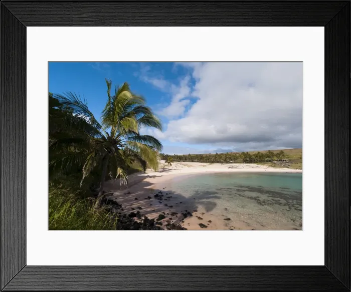 Framed Print : Anakena beach, Rapa Nui (Easter Island), UNESCO World Heritage Site, Chile, South America Framed Print : Anakena beach, Rapa Nui (Easter Island), UNESCO World Heritage Site, Chile, South America
