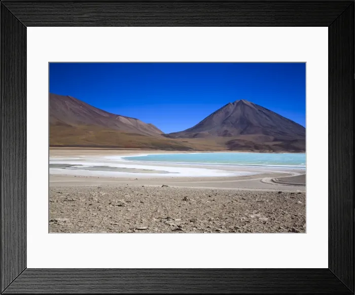 Framed Print : View of Laguna Verde, Bolivia, South America