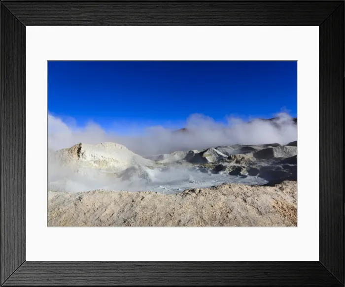 Framed Print : Sol de Manana Geothermic Site, Bolivia, South America Framed Print : Sol de Manana Geothermic Site, Bolivia, South America