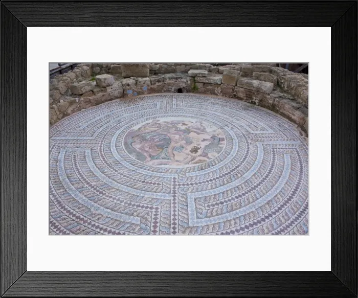 Framed Print : Mosaics at the archaeological site of Paphos, UNESCO World Heritage Site, Cyprus, Europe Framed Print : Mosaics at the archaeological site of Paphos, UNESCO World Heritage Site, Cyprus, Europe