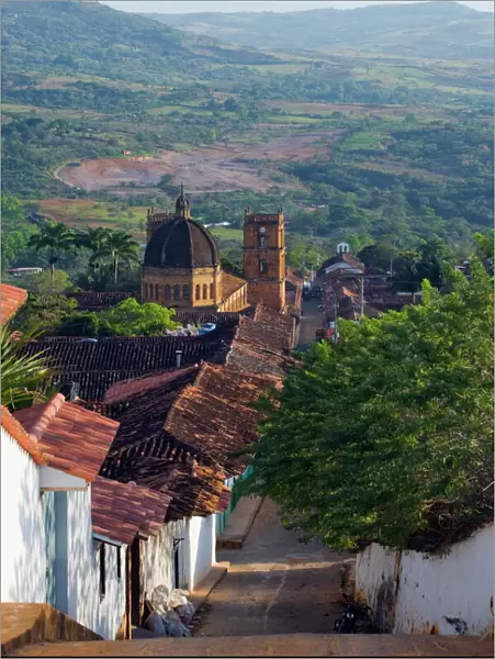 View over Barichara, Colombia, South America