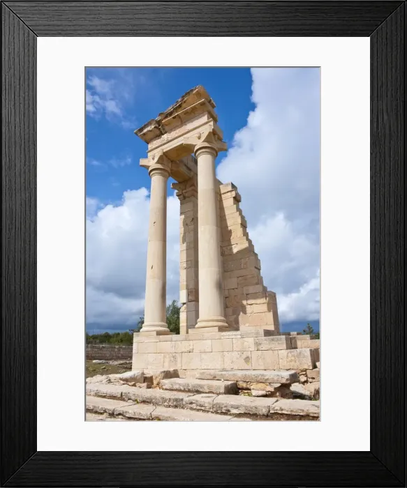 Framed Print : Sanctuary of Apollon Ylatis, Kourion, Cyprus, Europe Framed Print : Sanctuary of Apollon Ylatis, Kourion, Cyprus, Europe