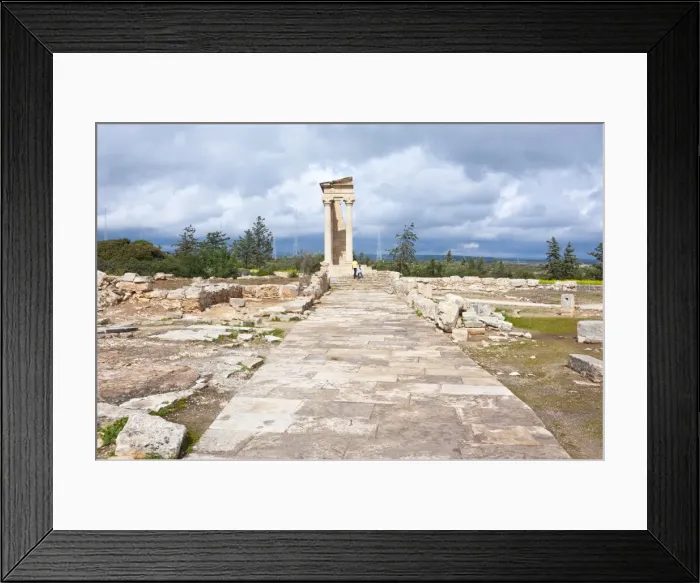 Framed Print : Sanctuary of Apollon Ylatis, Kourion, Cyprus, Europe Framed Print : Sanctuary of Apollon Ylatis, Kourion, Cyprus, Europe