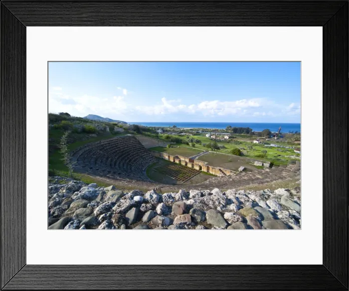 Framed Print : Roman ruins of Soloi, Turkish part of Cyprus, Cyprus, Europe Framed Print : Roman ruins of Soloi, Turkish part of Cyprus, Cyprus, Europe