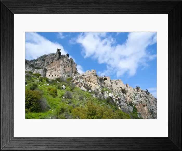 Framed Print : Crusader castle of St. Hilarion, Turkish part of Cyprus, Cyprus, Europe Framed Print : Crusader castle of St. Hilarion, Turkish part of Cyprus, Cyprus, Europe