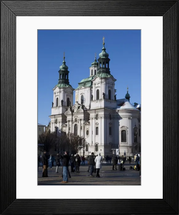 Framed Print : St. Nicholas Church, Old Town Square, Prague, Bohemia, Czech Republic, Europe Framed Print : St. Nicholas Church, Old Town Square, Prague, Bohemia, Czech Republic, Europe