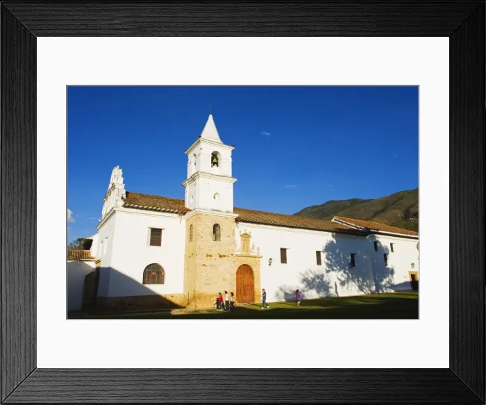 Framed Print : Iglesia del Carmen, colonial town of Villa de Leyva, Colombia, South America Framed Print : Iglesia del Carmen, colonial town of Villa de Leyva, Colombia, South America