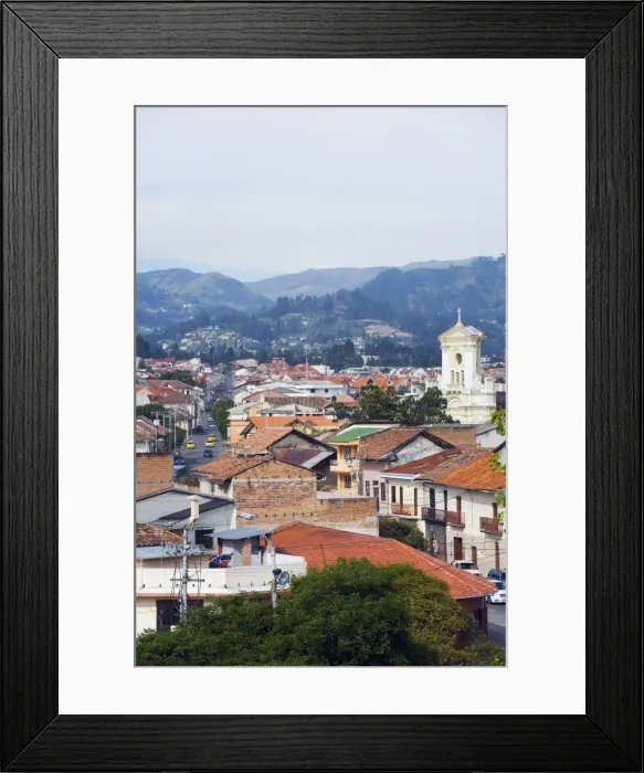 Framed Print : Historic Centre of Santa Ana de los Rios de Cuenca, UNESCO World Heritage Site Framed Print : Historic Centre of Santa Ana de los Rios de Cuenca, UNESCO World Heritage Site