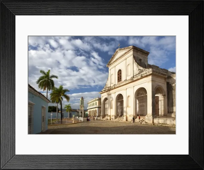 Framed Print : View across Plaza Mayor towards Iglesia de la Santisima Trinidad, the Museo Romantico Framed Print : View across Plaza Mayor towards Iglesia de la Santisima Trinidad, the Museo Romantico