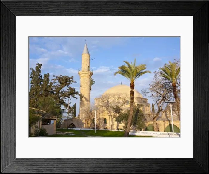 Framed Print : Hala Sultan Tekkesi mosque, Larnaca, Cyprus, Europe Framed Print : Hala Sultan Tekkesi mosque, Larnaca, Cyprus, Europe