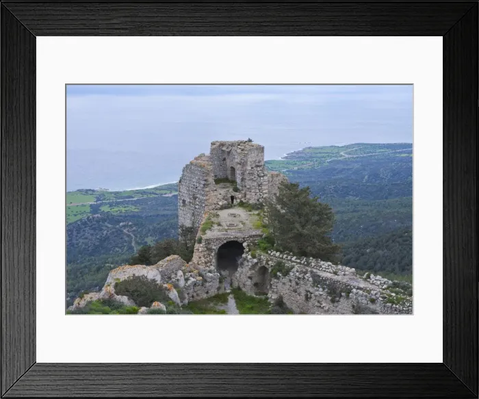 Framed Print : Crusader castle, Kantara, Turkish part of Cyprus, Cyprus, Europe Framed Print : Crusader castle, Kantara, Turkish part of Cyprus, Cyprus, Europe