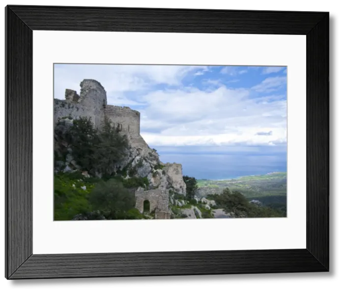 Framed Print : Crusader castle, Kantara, Turkish part of Cyprus, Cyprus, Europe Framed Print : Crusader castle, Kantara, Turkish part of Cyprus, Cyprus, Europe