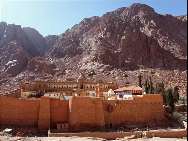 The worlds oldest Christian monastery stands under Mount Sinai, St