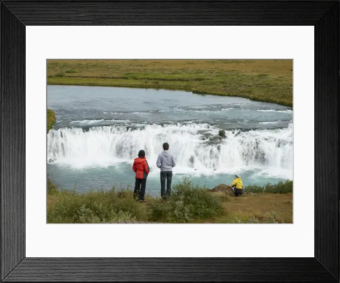 Framed Print : Gullfoss waterfall, Iceland, Polar Regions Framed Print : Gullfoss waterfall, Iceland, Polar Regions