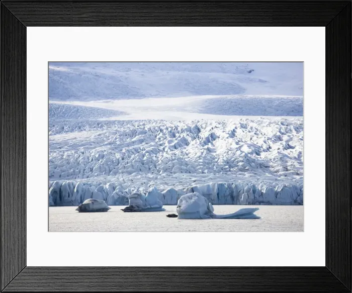 Framed Print : Tongue of the Vatnajokull Glacier at Fjallsarlon glacial lagoon, South Iceland Framed Print : Tongue of the Vatnajokull Glacier at Fjallsarlon glacial lagoon, South Iceland