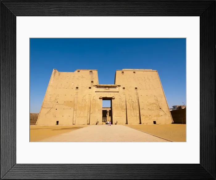 Framed Print : Temple of Horus, Edfu, Upper Egypt, Egypt, North Africa, Africa Framed Print : Temple of Horus, Edfu, Upper Egypt, Egypt, North Africa, Africa
