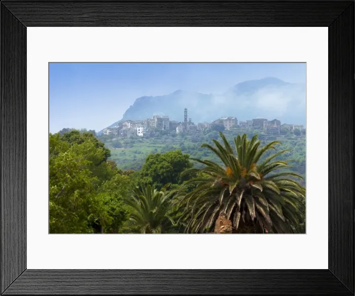 Framed Print : Penta di Casinca, Haute-Corse, Corsica, France, Europe Framed Print : Penta di Casinca, Haute-Corse, Corsica, France, Europe