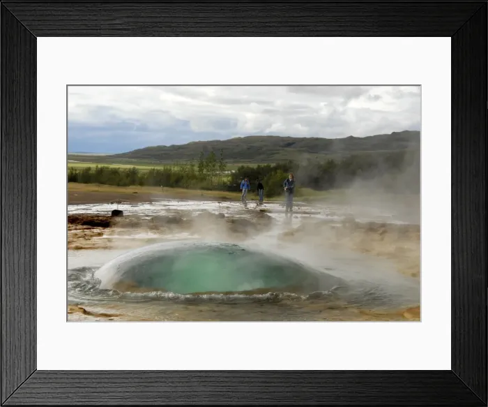 Framed Print : Strokkur, the unique dome of water that rises at the start of each powerful eruption of the geyser that erupts every 10 minutes, beside the now-inactive Geysir, southeast Iceland, Iceland Framed Print : Strokkur, the unique dome of water that rises at the start of each powerful eruption of the geyser that erupts every 10 minutes, beside the now-inactive Geysir, southeast Iceland, Iceland
