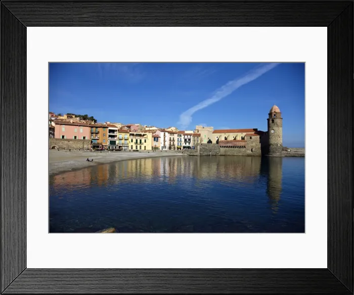 Framed Print : Collioure, Cote Vermeille, Languedoc Roussillon, France, Europe Framed Print : Collioure, Cote Vermeille, Languedoc Roussillon, France, Europe