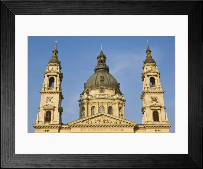 Framed Print : Dome of St. Stephens basilica (Szent Istvan Bazilika), Budapest, Hungary, Europe Framed Print : Dome of St. Stephens basilica (Szent Istvan Bazilika), Budapest, Hungary, Europe