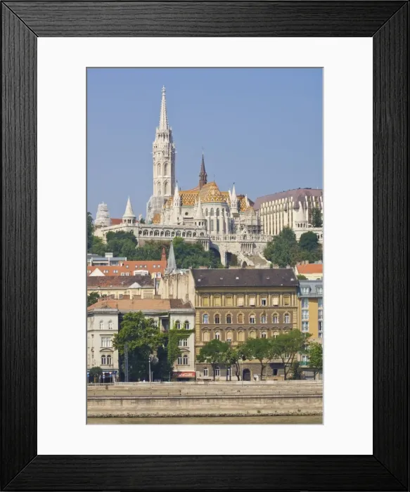 Framed Print : Matyas church (Matyas templom) and the Fishermens bastion (Halaszbastya) Framed Print : Matyas church (Matyas templom) and the Fishermens bastion (Halaszbastya)