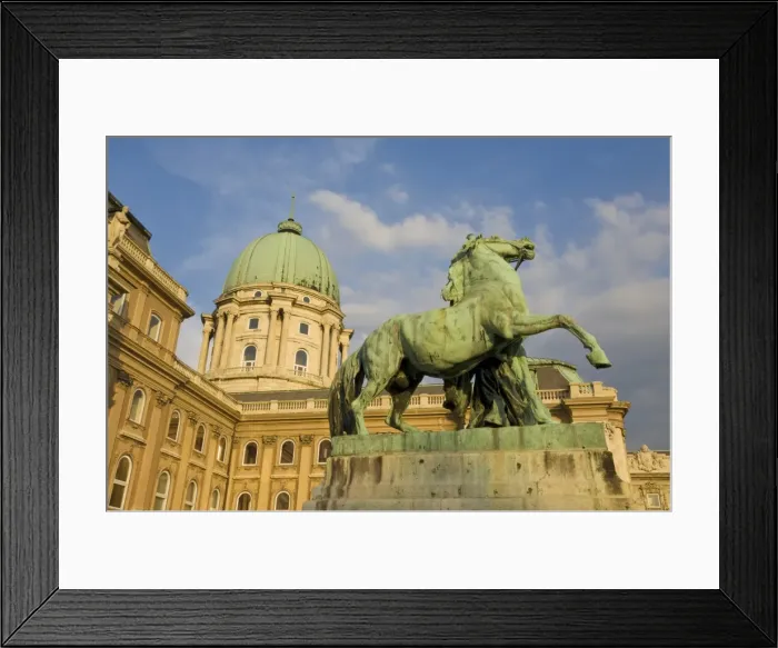 Framed Print : Rear facade of the Hungarian National Gallery, once part of the Royal Palace Framed Print : Rear facade of the Hungarian National Gallery, once part of the Royal Palace