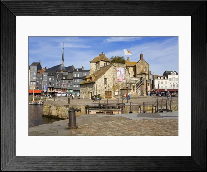 Framed Print : The Lieutenance building in the old harbor, Honfleur, Normandy, France, Europe Framed Print : The Lieutenance building in the old harbor, Honfleur, Normandy, France, Europe