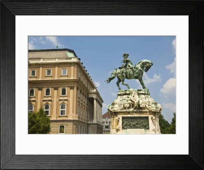 Framed Print : Equestrian statue of Prince Eugene of Savoy outside the Hungarian National Gallery Framed Print : Equestrian statue of Prince Eugene of Savoy outside the Hungarian National Gallery
