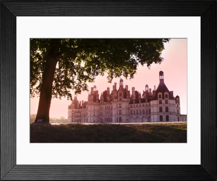 Framed Print : North facade in the early morning, Chateau de Chambord, UNESCO World Heritage Site Framed Print : North facade in the early morning, Chateau de Chambord, UNESCO World Heritage Site