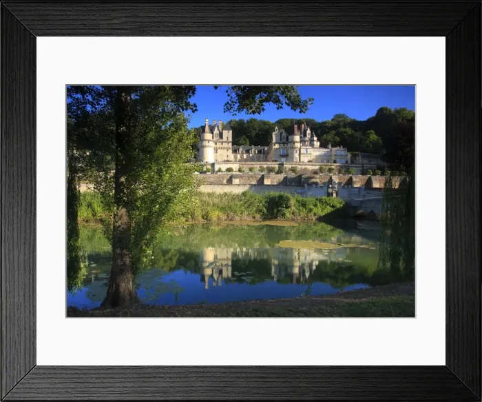 Framed Print : Chateau d Usse on the Indre River, Rigne-Usse, Indre et Loire, Loire Valley Framed Print : Chateau d Usse on the Indre River, Rigne-Usse, Indre et Loire, Loire Valley