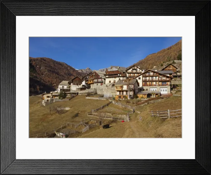 Framed Print : Village of Souliers, Parc Naturel Regional du Queyras (Regional Park of Queyras) Framed Print : Village of Souliers, Parc Naturel Regional du Queyras (Regional Park of Queyras)