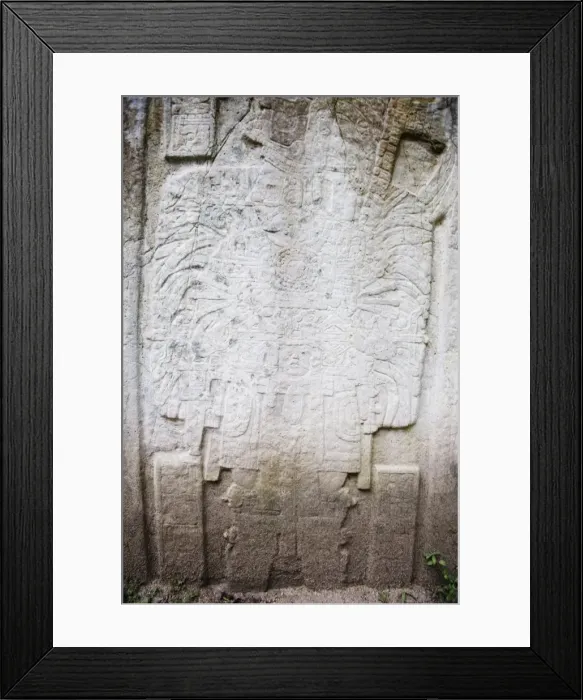Framed Print : Stone carving, Tikal Maya ruins, UNESCO World Heritage Site, Guatemala, Central America Framed Print : Stone carving, Tikal Maya ruins, UNESCO World Heritage Site, Guatemala, Central America