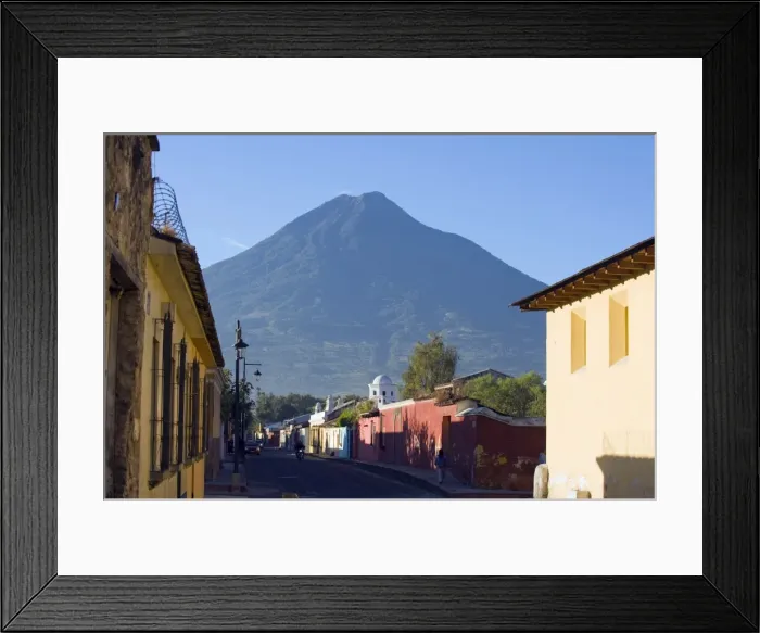 Framed Print : Volcan de Agua, 3765m, Antigua, Guatemala, Central America Framed Print : Volcan de Agua, 3765m, Antigua, Guatemala, Central America