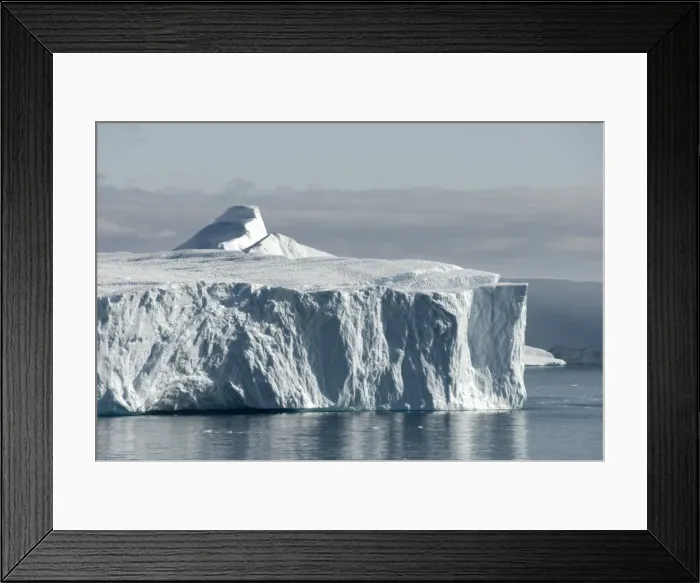 Framed Print : Tabular iceberg emerging from Kangia Ice Fjord, next to Ilulissat, Disko Bay Framed Print : Tabular iceberg emerging from Kangia Ice Fjord, next to Ilulissat, Disko Bay