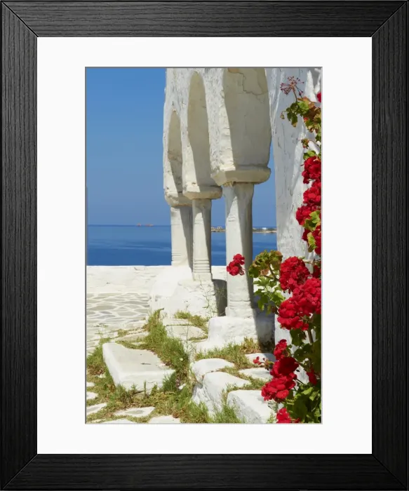 Framed Print : Old church dating from the 13 th century, Parikia (Hora), Paros Island Framed Print : Old church dating from the 13 th century, Parikia (Hora), Paros Island