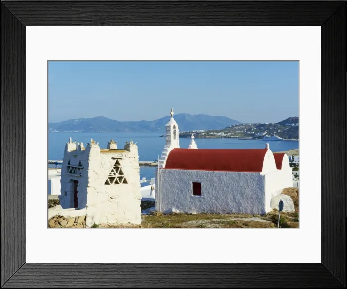 Framed Print : Red church, Mykonos town, Chora, Mykonos Island, Cyclades, Greek Islands, Greece, Europe Framed Print : Red church, Mykonos town, Chora, Mykonos Island, Cyclades, Greek Islands, Greece, Europe