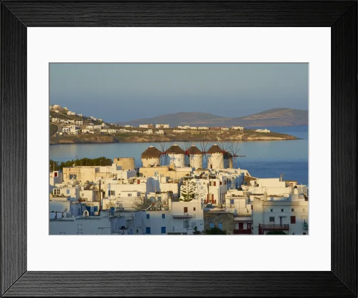 Framed Print : Five windmills (Kato Mili), old harbour, Mykonos town, Chora, Mykonos Island Framed Print : Five windmills (Kato Mili), old harbour, Mykonos town, Chora, Mykonos Island