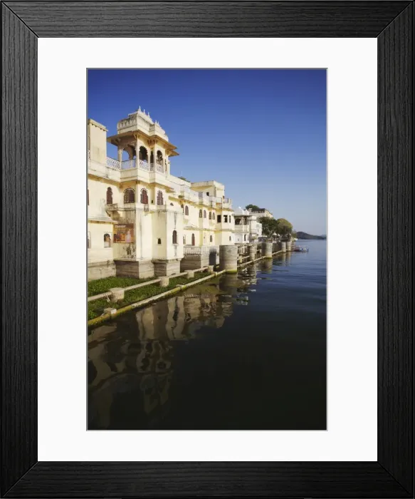 Framed Print : Bagore-ki-Haveli on Lake Pichola, Udaipur, Rajasthan, India, Asia Framed Print : Bagore-ki-Haveli on Lake Pichola, Udaipur, Rajasthan, India, Asia
