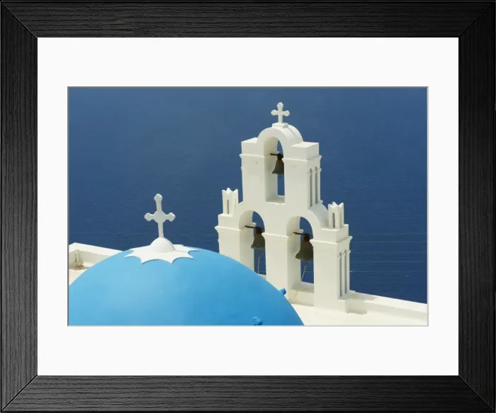 Framed Print : Thira village, Santorini, Cyclades, Greek Islands, Greece, Europe Framed Print : Thira village, Santorini, Cyclades, Greek Islands, Greece, Europe