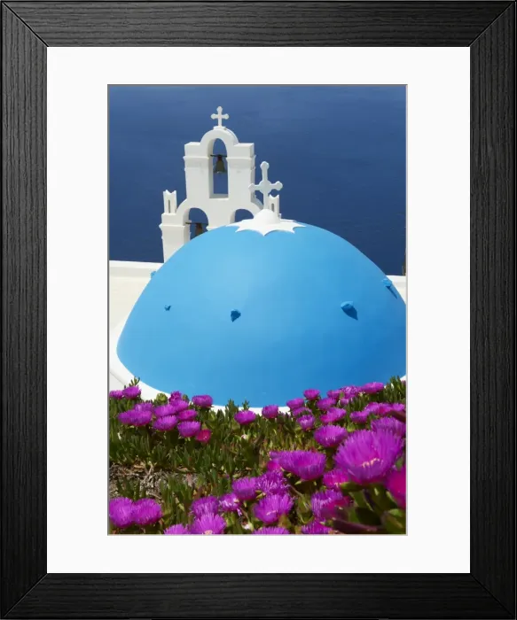 Framed Print : Thira village, Santorini, Cyclades, Greek Islands, Greece, Europe Framed Print : Thira village, Santorini, Cyclades, Greek Islands, Greece, Europe
