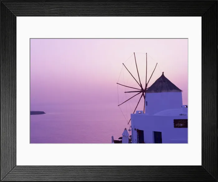 Framed Print : Windmill, Oia (Ia) village, Santorini, Cyclades, Greek Islands, Greece, Europe Framed Print : Windmill, Oia (Ia) village, Santorini, Cyclades, Greek Islands, Greece, Europe