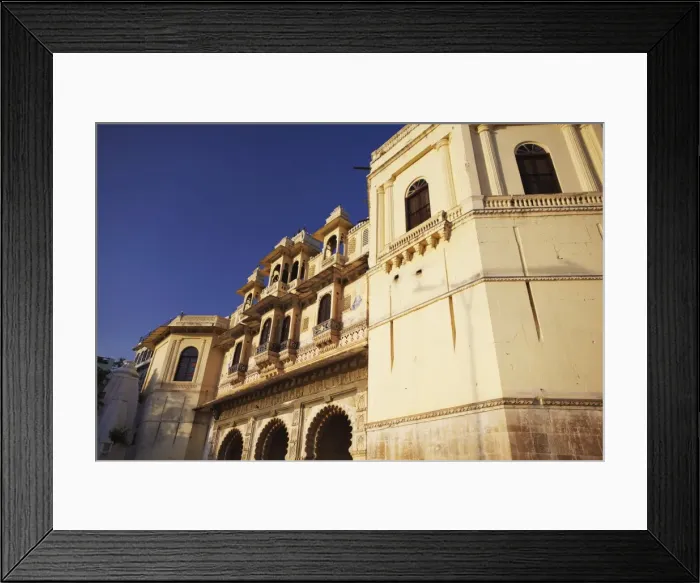 Framed Print : Bagore-ki-Haveli, Udaipur, Rajasthan, India, Asia