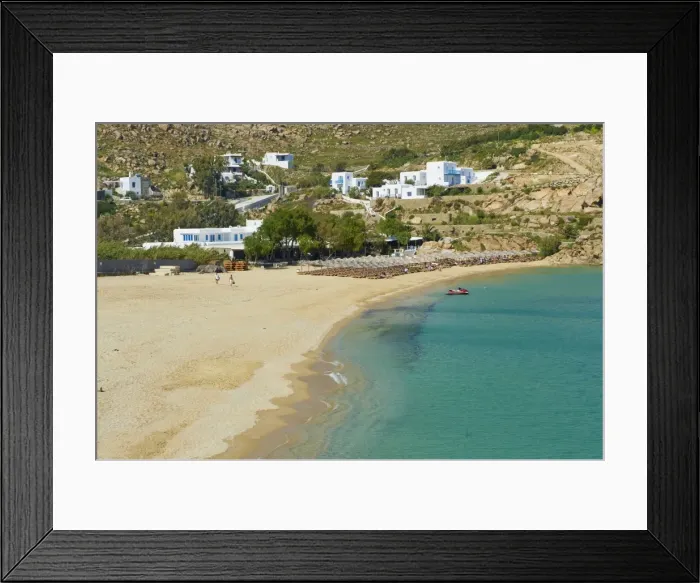 Framed Print : Super Paradise beach, Chora, Mykonos Town, Mykonos Island, Cyclades, Greek Islands Framed Print : Super Paradise beach, Chora, Mykonos Town, Mykonos Island, Cyclades, Greek Islands